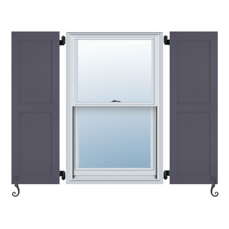 Ensemble de deux panneaux plats Atlantic, Étain Roycraft, 14 po, 84 po