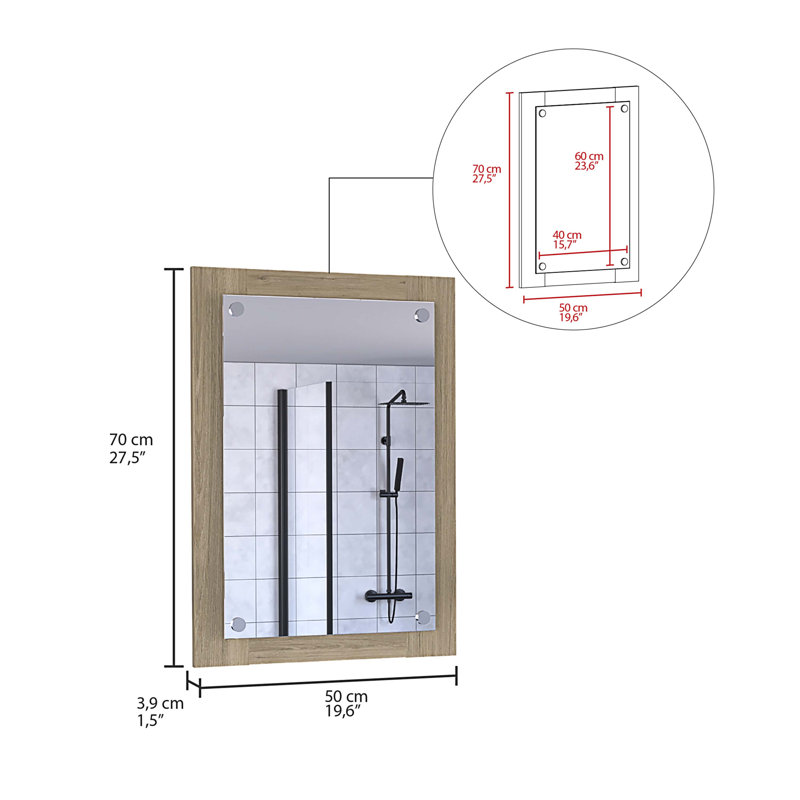 Neeta Flat Wall Mirror