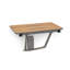 Banc de douche mural pliant en teck 22 po x 15 po, conforme ADA
