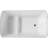 49'' Acrylic Freestanding Soaking Tub, Japanese Style, Overflow, Glossy Finish, Seated Design For Recovery Pop - Up Drain, Relaxation