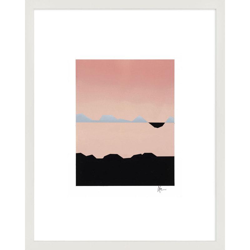 Afrika 19 Print by Lee Lessem, 25" H x 20" W x 1.25" D, White Framed