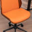 Chaise de bureau rembourrée en similicuir Bryonie-340057850