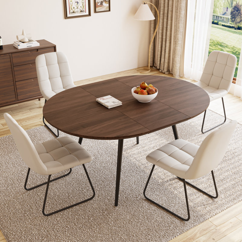 Ensemble de table de salle à manger, ensemble de table de cuisine moderne pour la cuisine, salle à manger (1 table et 4 chaises)