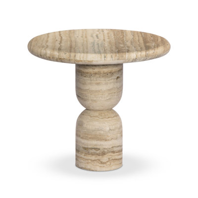 Figueroa 21" Genuine Marble End Table