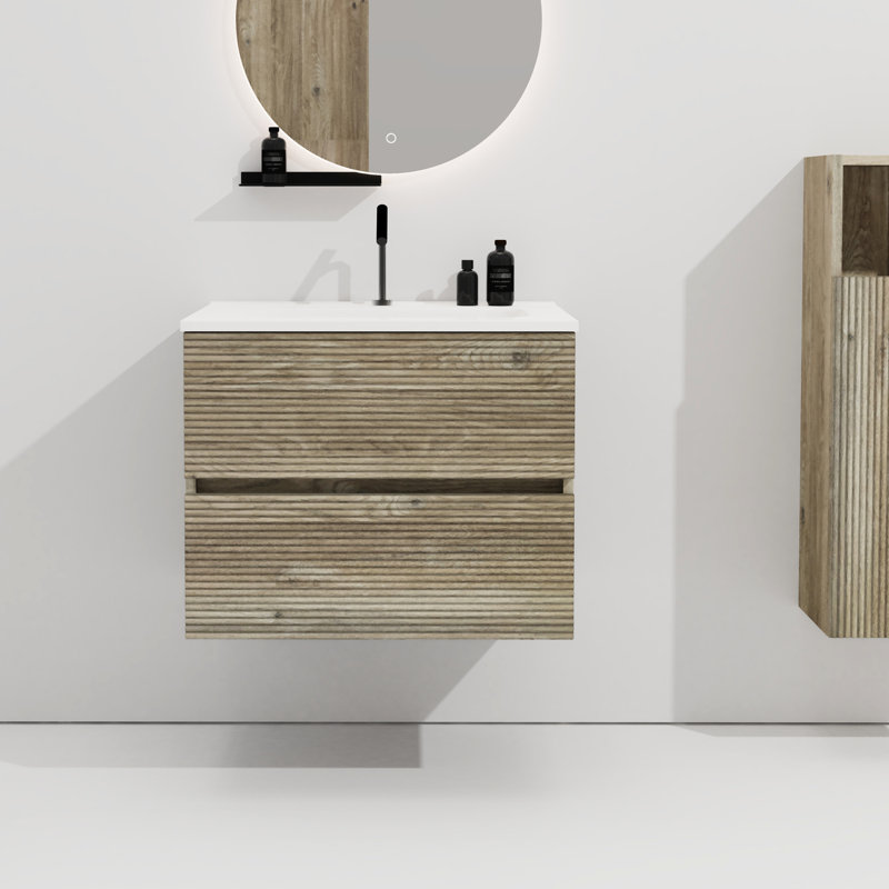 Single Bathroom Vanity with Ceramic Top