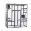 Très grande cage à chat - Gris