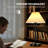 19.16" Modern Bedside Table Lamp with Stepless Dimming and Dual USB Ports-2035177128