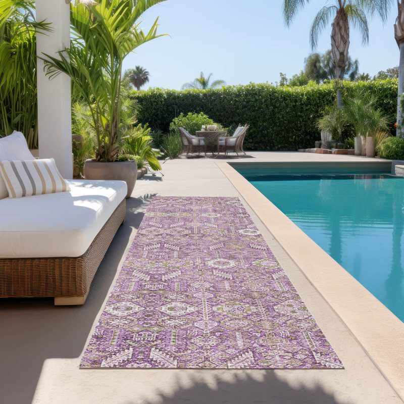 Tapis intérieur / extérieur Coleharbor, Tapis de couloir 2 pi 3 po x 7 pi 6 po