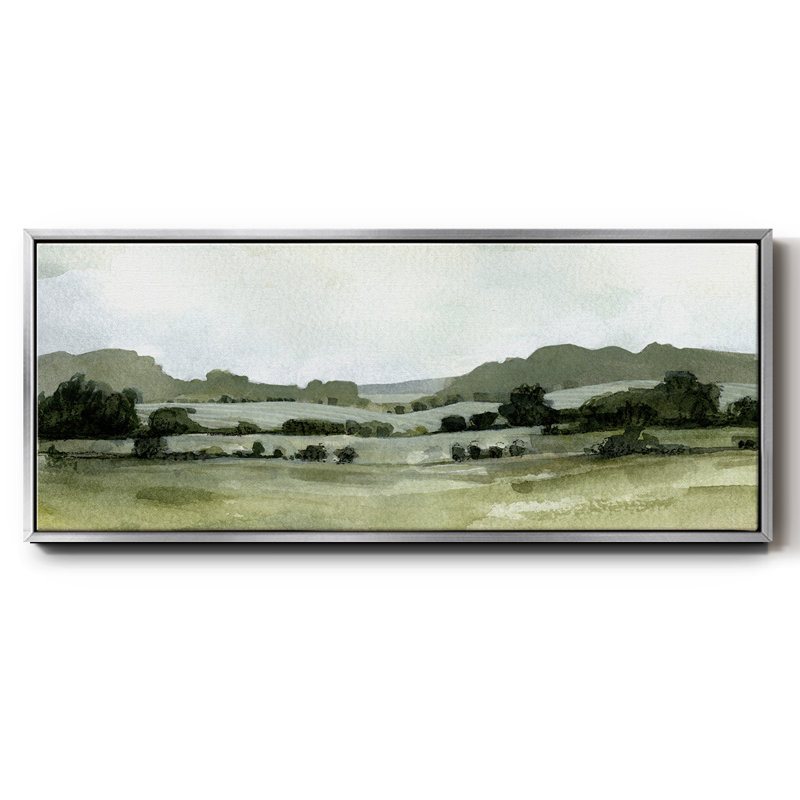 Vert Landscape III- Framed Canvas