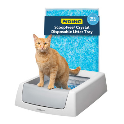PetSafe ScoopFree Crystal Classic Self-Cleaning Litter Box