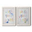 «Wash Your Hands», ensemble de 2 reproductions d'art sur toile encadrées-35045208-35045211