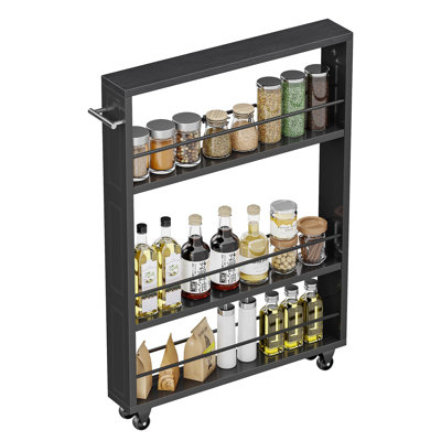 Slim Storage Cart with Handle