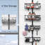 Steel Tension Bathroom Shelves