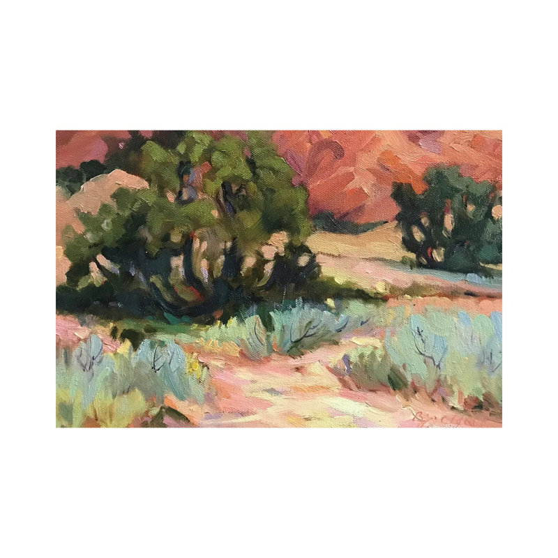 Mesa At Ghost Ranch 1 Piece Wall Art on Canvas, 66.04 cm H x 101.6 cm W x 3.175 cm D, Does Not Apply