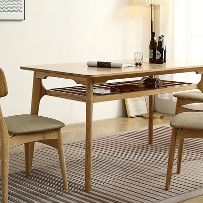 Table de salle à manger moderne Modern Burlywood