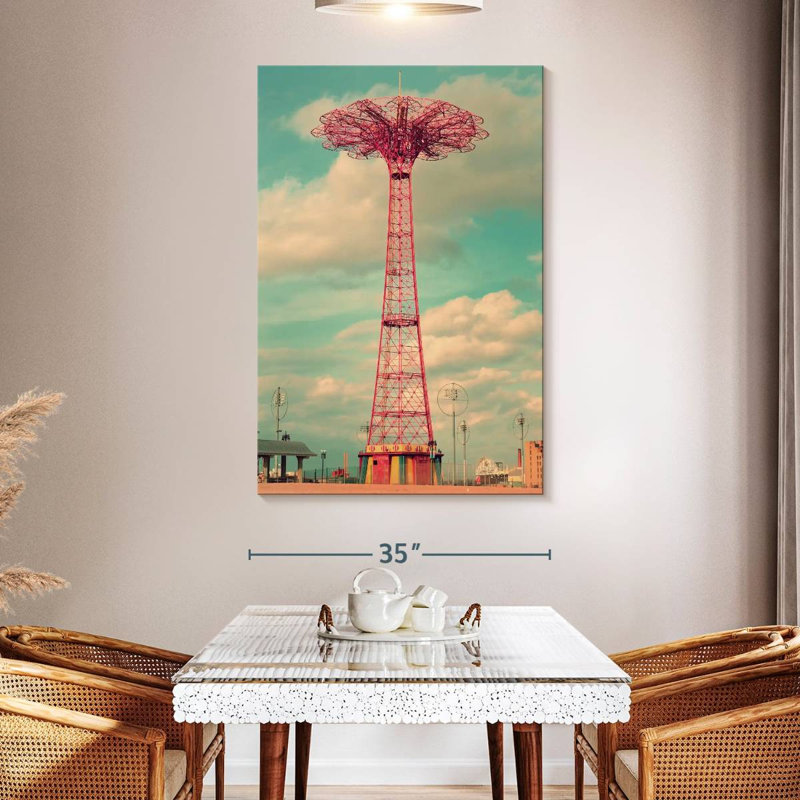 Kerner Coney Island Parachute Jump, 51" H x 34" W