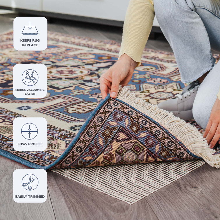 Amett Super Grip Indoor Cushioned Non Slip Rug Pad for Hard Surfaces Symple Stuff Rug Pad Size: Rectangle 5' x 8