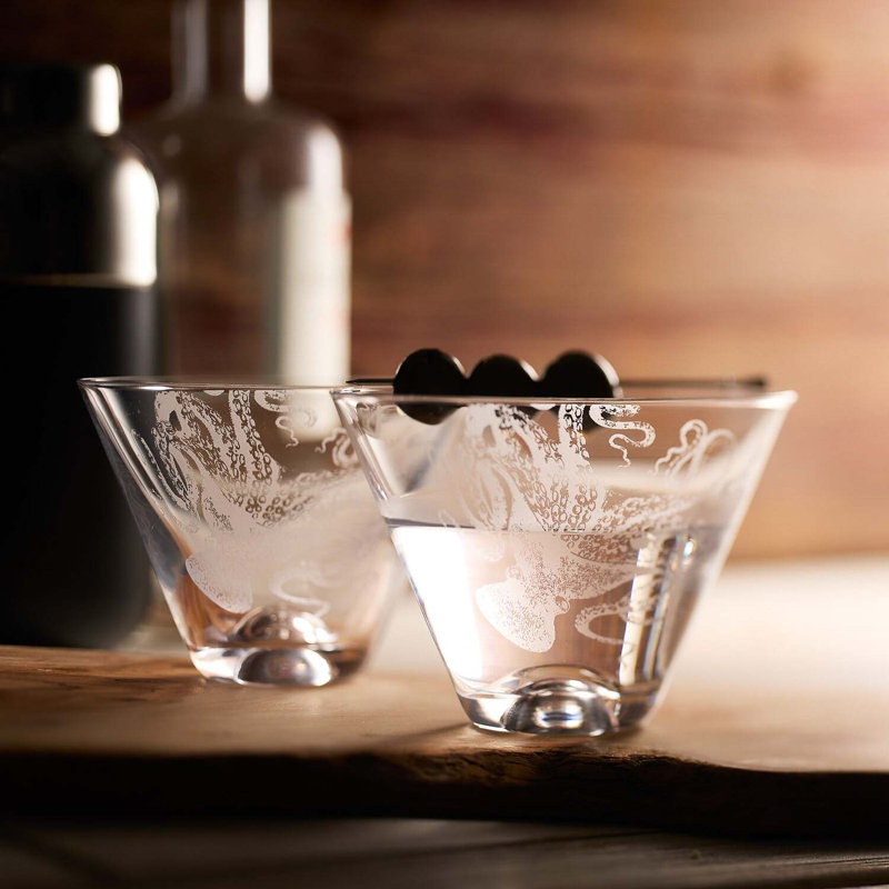 Lucy Stemless Martini Set Of 2