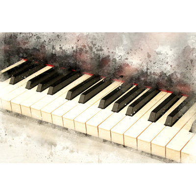 Orango, clavier du piano sur toile par Punnarong