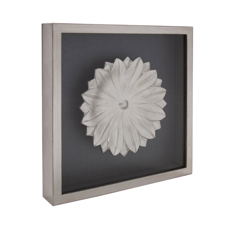 Fleur de lotus, art mural en bois