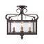 Plafonnier semi-encastré 4 lumières 13,5 po-35989385