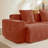 LSF&RSF Sofa Velvet- Red