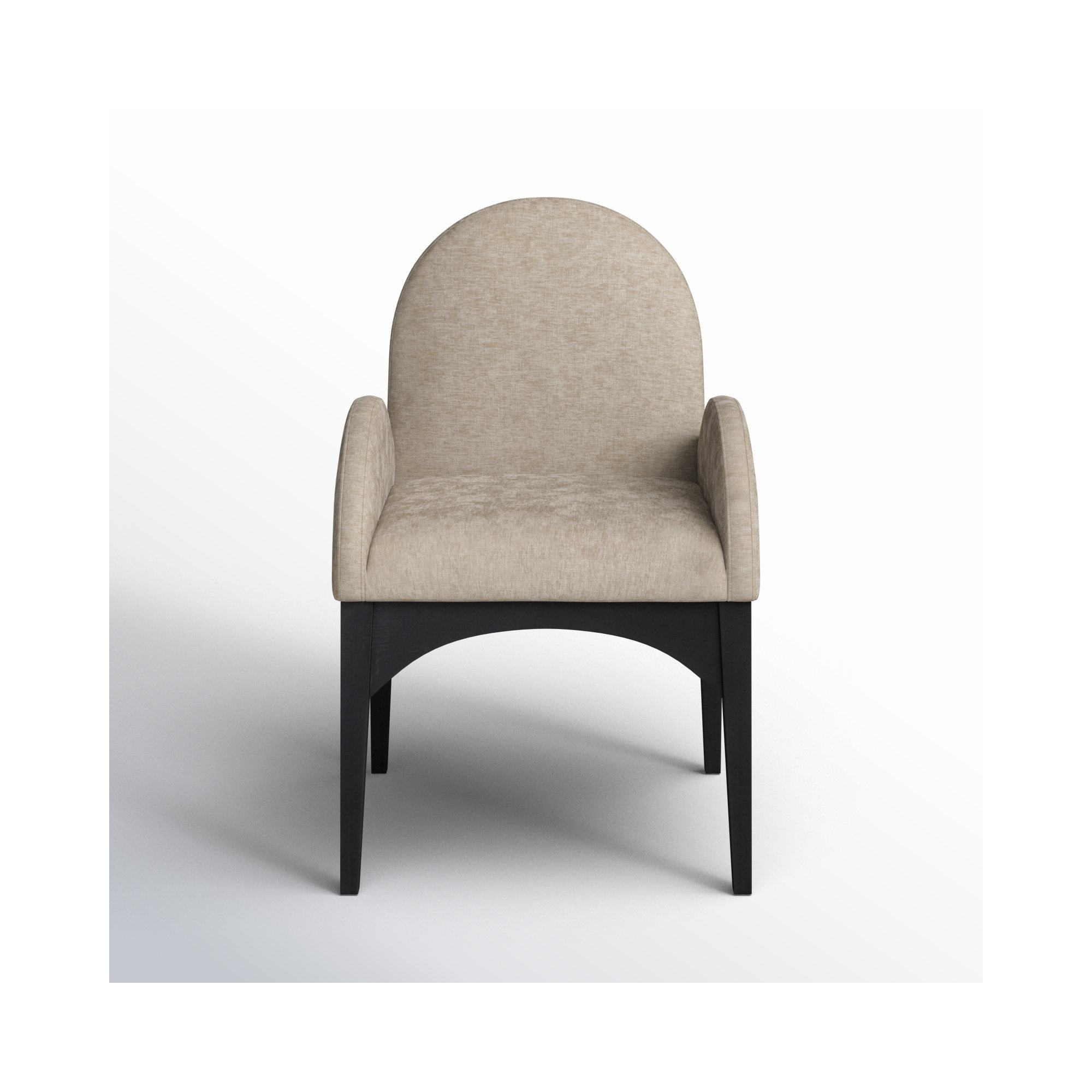 Charith Arm Chair, Black, Beige