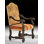 Upholstered Arm Chair in Beige