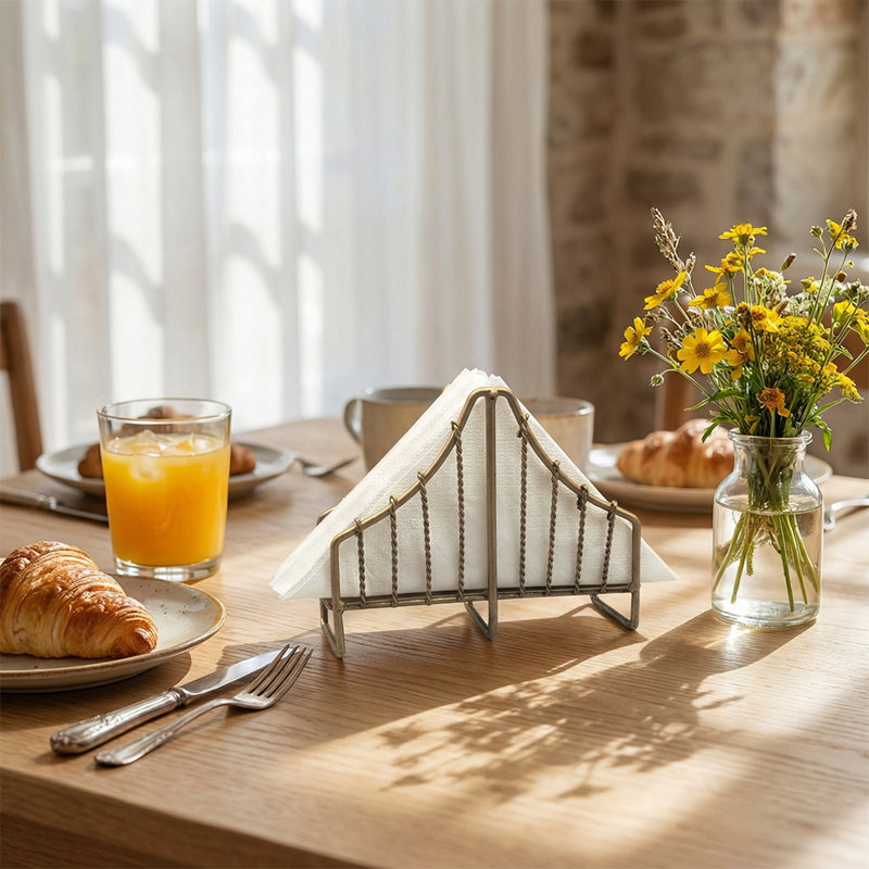 Metal Triangular Napkin Holder