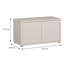 8 Pair Shoe Storage Bench