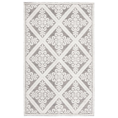 Vermont Hand Woven Wool Damask Rug