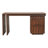 90" Modern L Shaped Desk with 3 Drawers,360° Wood Rotating Desk,Executive Office Desk,Corner Desk-2147314632