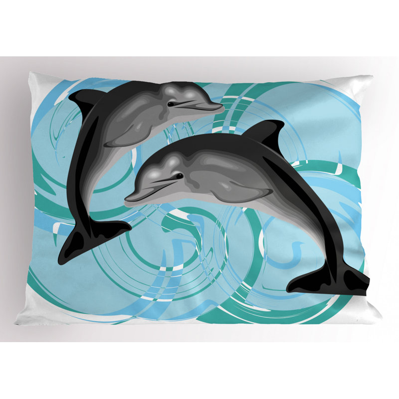 Taie décorative Dolphin, Très grand