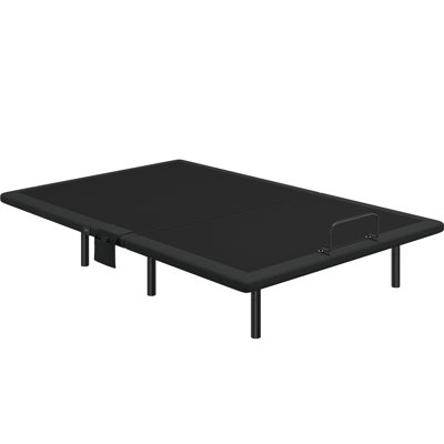 Adjustable Bed Frame Upholstered Bed Base with USB Ports Independent Head Foot Incline