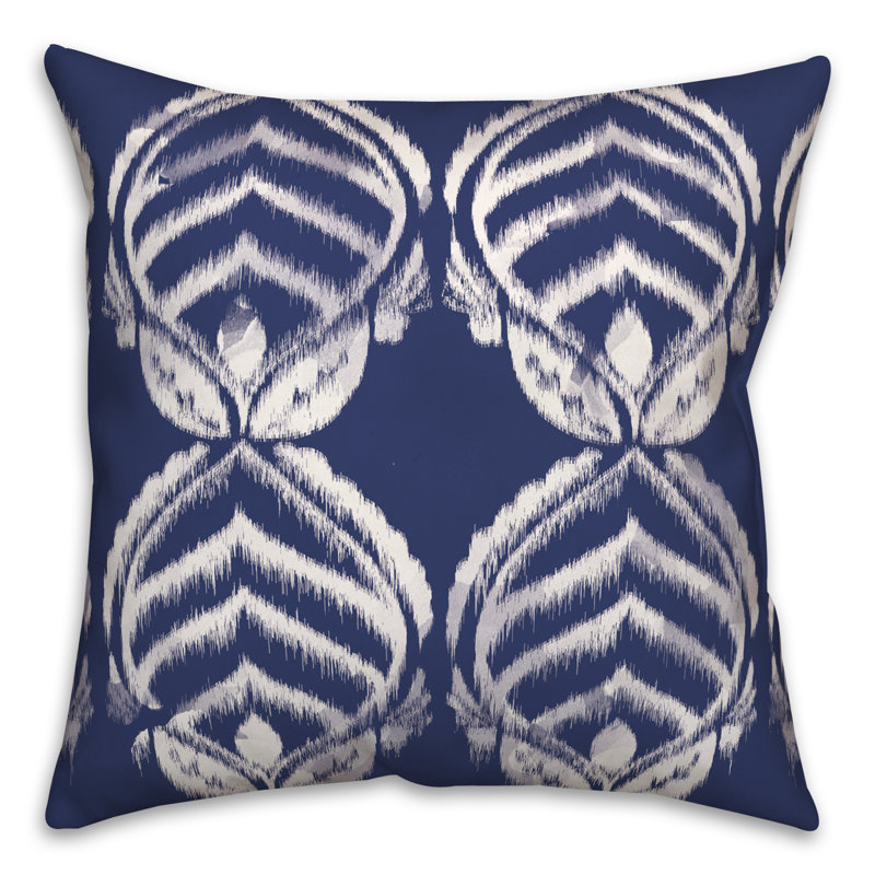 Outdoor Square Pillow Cover & Insert, Blue