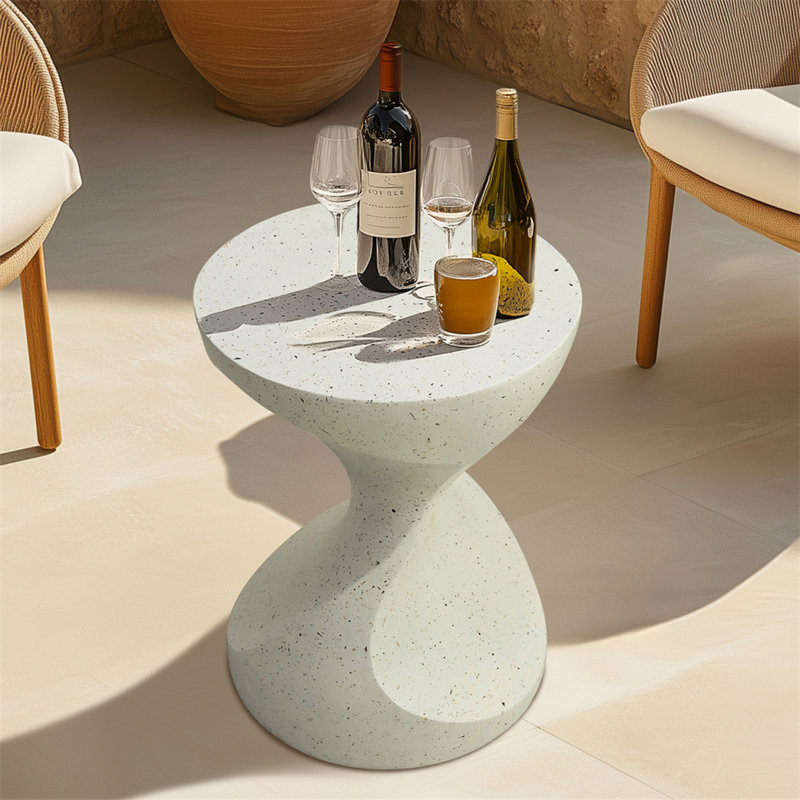 Athanase Drum End Table