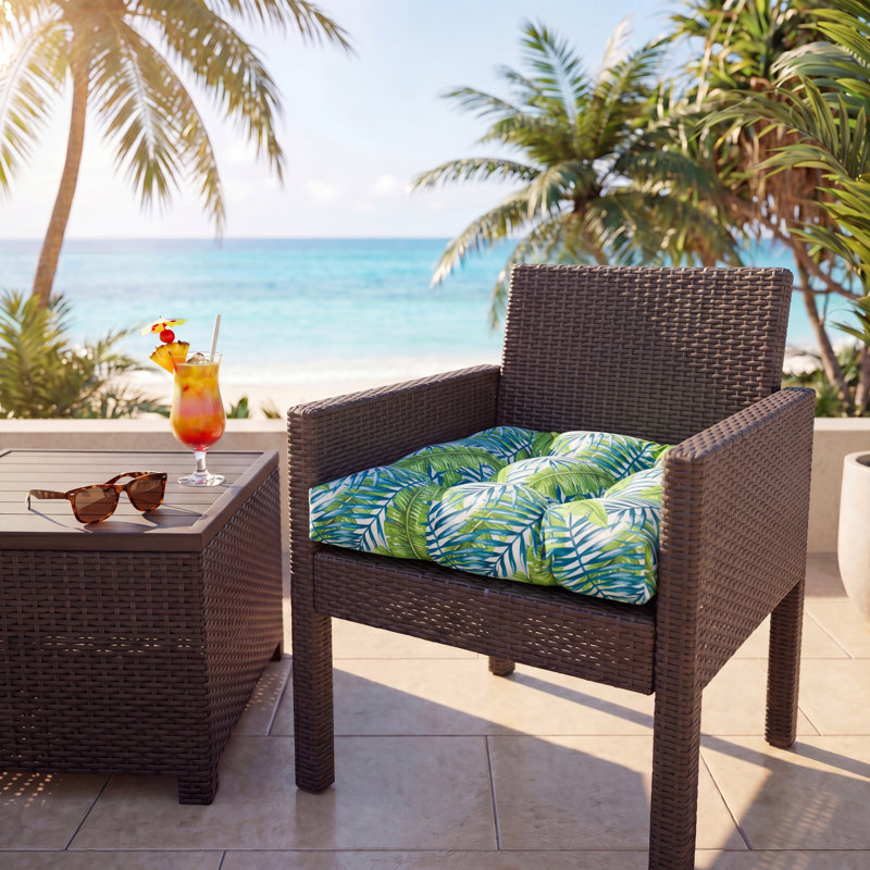  Italia Acrylic Outdoor Chair Cushion, Koa Persian