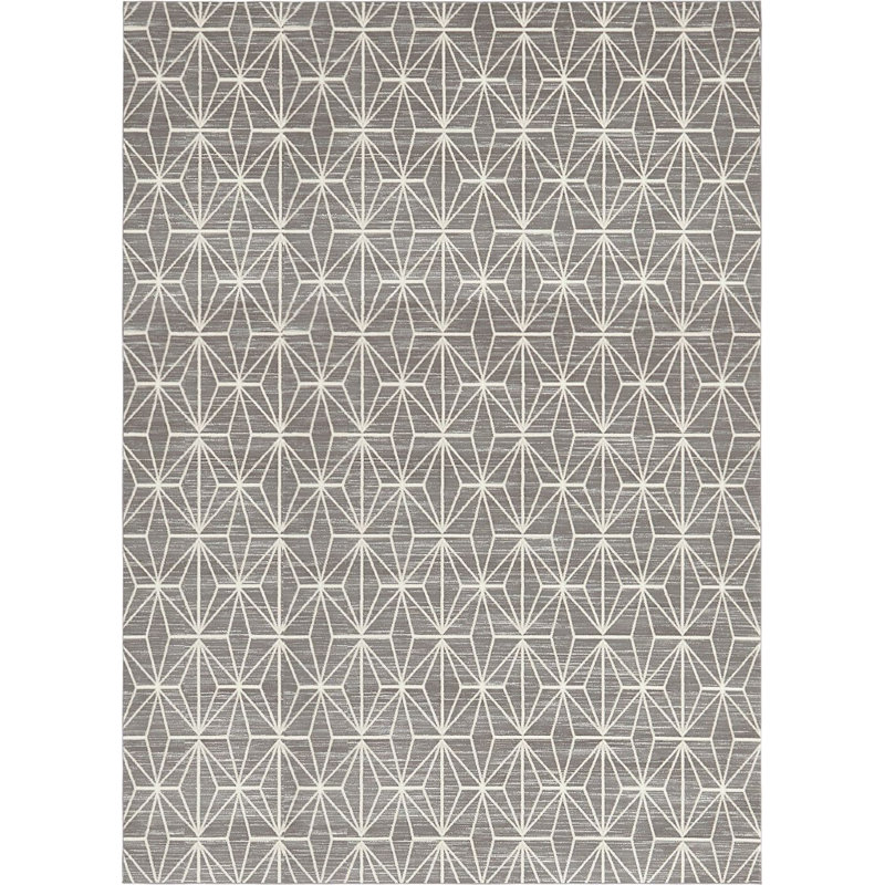 Heights Abstract Indoor Rug, Rectangle 9' x 12'