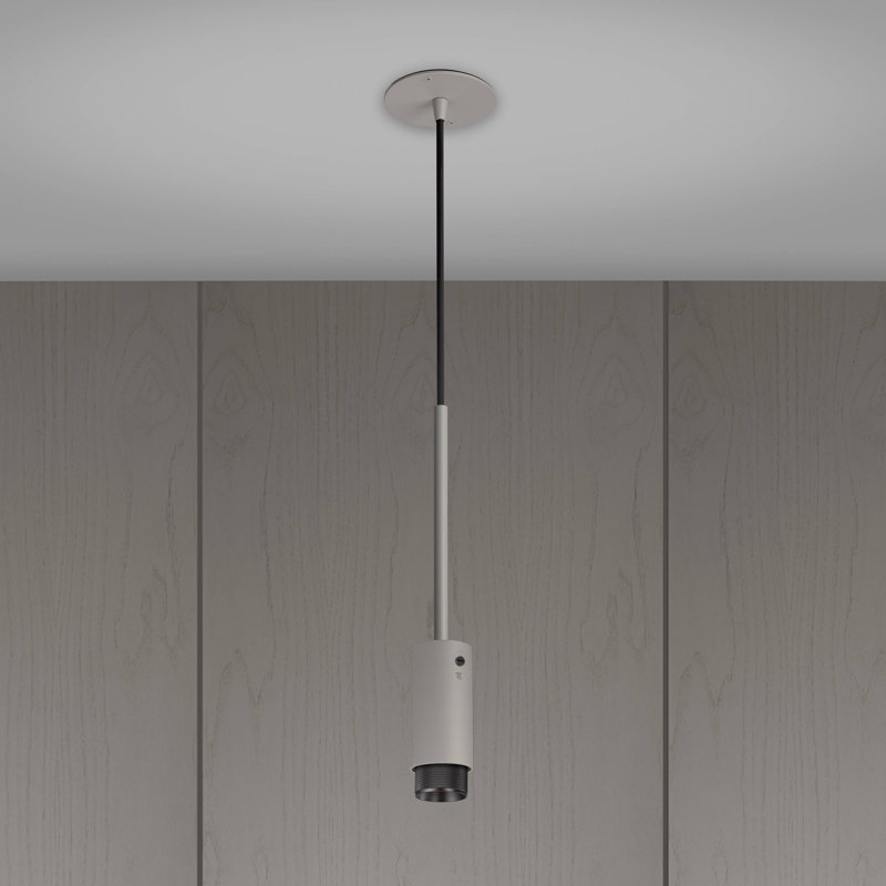 Luminaire suspendu / croix d'échappement, Pierre, Bronze fumé