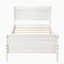 Lit plateforme simple en bois massif-627993386