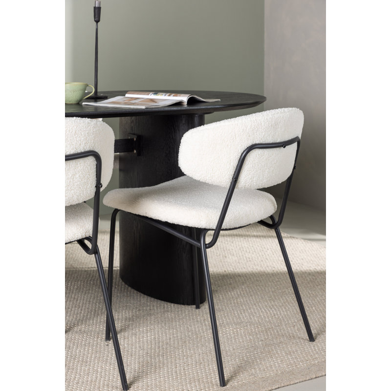 Mcmahan 4 - Person Dining Set, Black