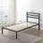 Modernista Classic 14" Metal Platform Bed-1293616811