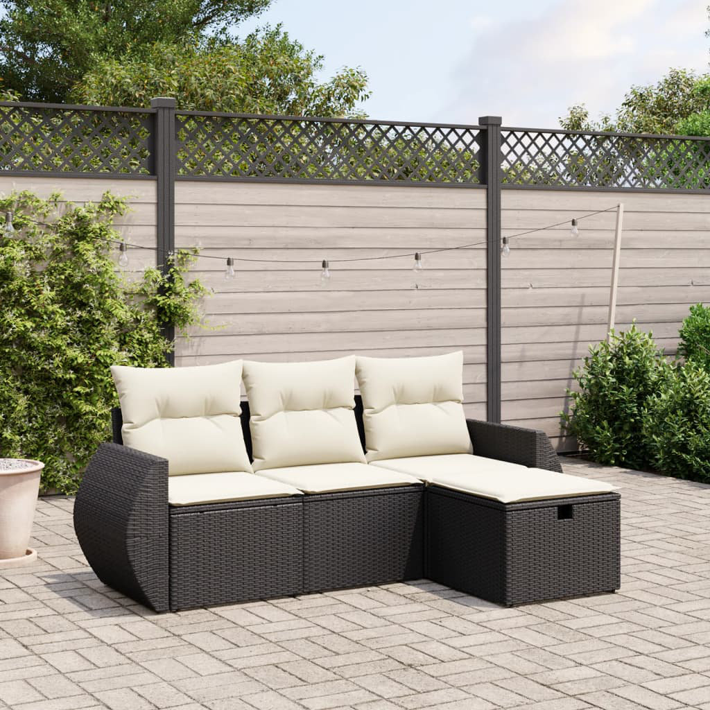 70 cm breites Outdoor-Sitzgruppen-Set Raynne mit Kissen