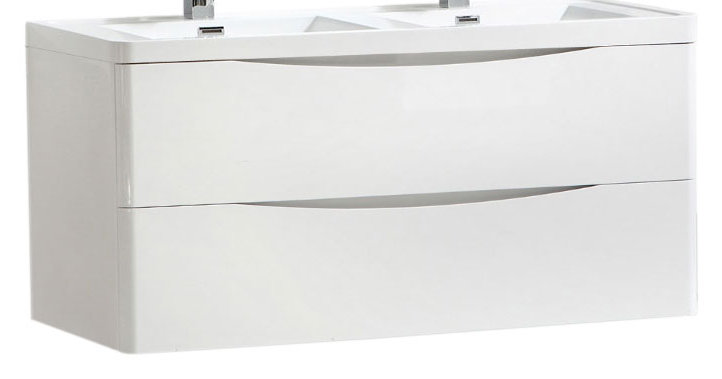 1200 mm Double Vanity, White