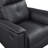 Leather Upholstered Swivel Glider Reclining Chair-654439167