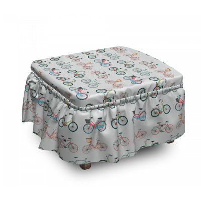 Housse pour repose-pieds à bicyclettes fun