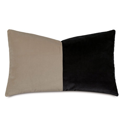 Studio 773 Lifestyle Velvet Colorblock Decorative Pillow Cover & Insert