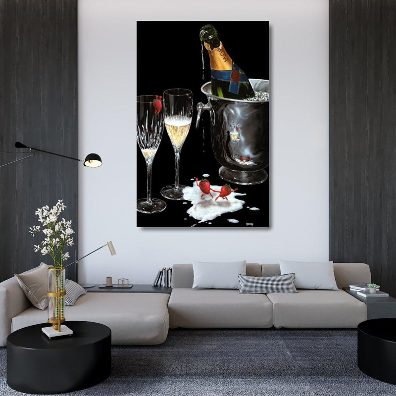 Champagne Tango, 48" H x 31" W