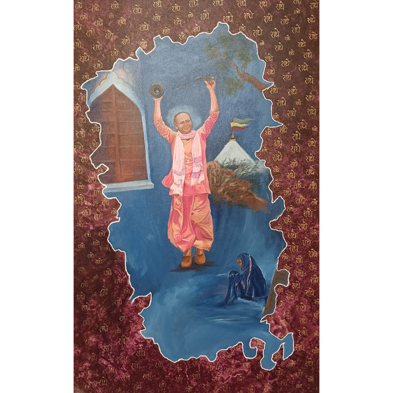 Atam Niravana | Acrylique sur toile | Par himanshu yadav
