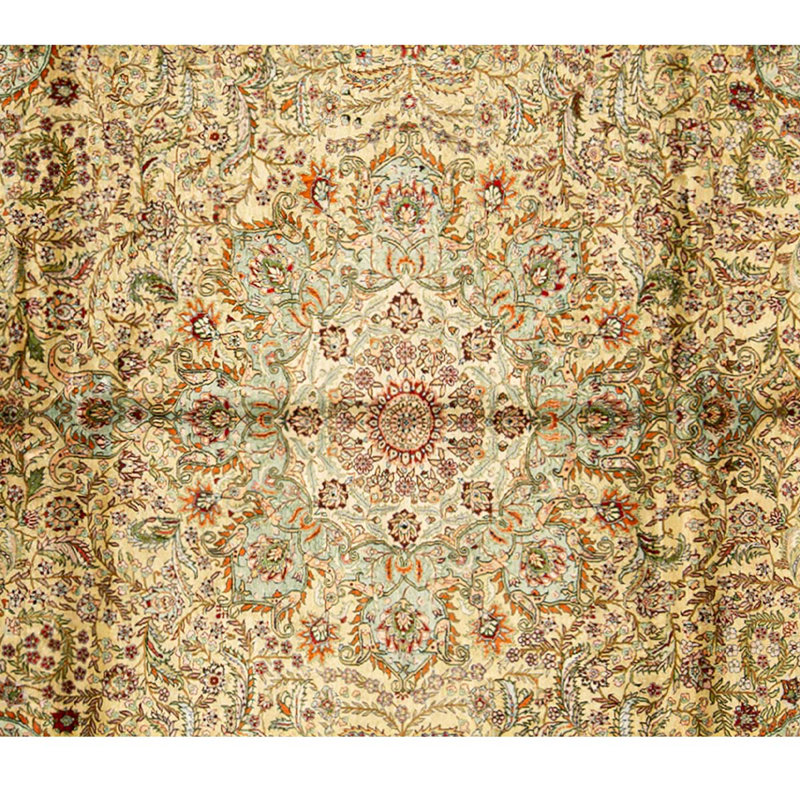 Hand Woven Silk Oriental Area Rug
